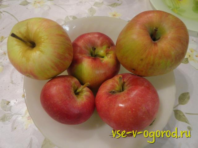 Немного нашего урожая, рецепт яблочного джема