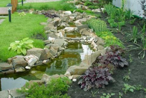 Как сделать живой ручей в саду, ландшафтный дизайн на даче